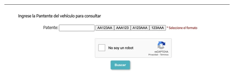 Paso 2 para consultar o cambiar el turno de la VTV en Mar del Plata